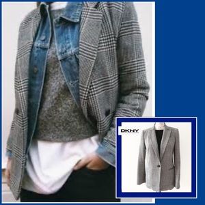 DKNY Classic houndstooth Black&White Jacket